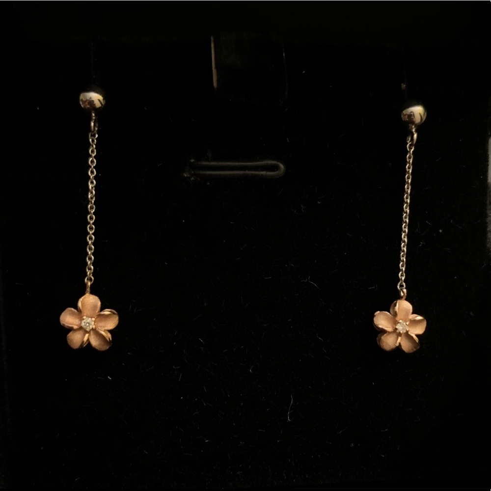Denny Wong Plumeria earrings